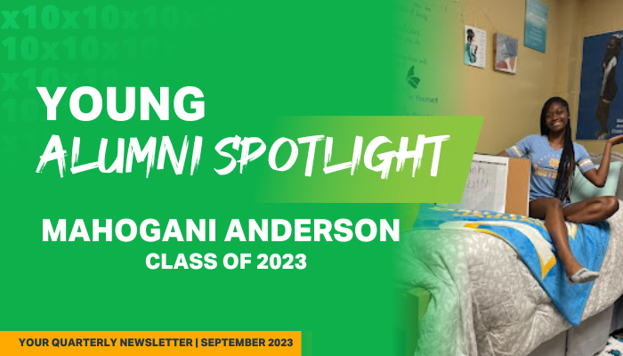 Young Alumni Spotlight: Mahogani Anderson, Class of 2023