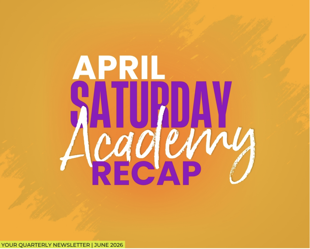April Saturday Academy Recap